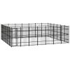 Outdoor Dog Kennel Steel 416.7 ft¬≤