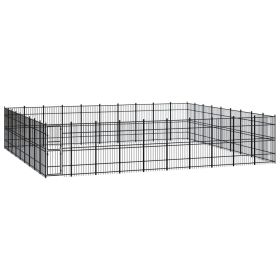 Outdoor Dog Kennel Steel 892.8 ft¬≤