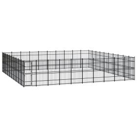 Outdoor Dog Kennel Steel 992 ft¬≤