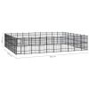 Outdoor Dog Kennel Steel 793.6 ft¬≤