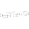 Dog Kennel Silver 290.6 ft¬≤ Steel