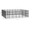 Outdoor Dog Kennel Steel 416.7 ft¬≤