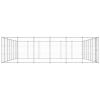 Outdoor Dog Kennel Galvanized Steel 547 ft¬≤