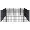 Outdoor Dog Kennel Steel 446.4 ft¬≤