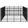 Outdoor Dog Kennel Steel 277.7 ft¬≤