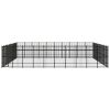 Outdoor Dog Kennel Steel 992 ft¬≤