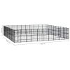 Outdoor Dog Kennel Steel 992 ft¬≤