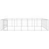 Outdoor Dog Kennel Galvanized Steel 547 ft¬≤