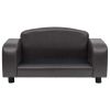 Dog Sofa Dark Gray 31.5"x19.7"x15.7" Faux Leather