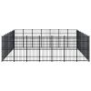 Outdoor Dog Kennel Steel 555.5 ft¬≤