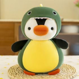 Transforming Into A Penguin Plush Toy Cute Doll (Option: Green-50cm)