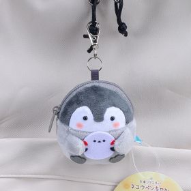 Toast Bread Penguin Coin Purse Mini Pendant Doll Keychain (Option: Hold Titmouse-About 8cm)