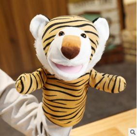 Plush Toy Doll Kindergarten Activity Props (Option: Tiger Hand Puppet-28cm)