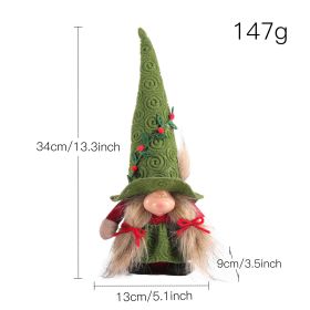 Christmas Decorative Creative Vine Forest Doll (Color: Green)