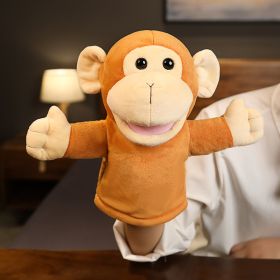 Plush Toy Doll Kindergarten Activity Props (Option: Monkey Hand Puppet-28cm)