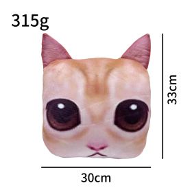 Simulation Internet Celebrity Paper Cat Plush Puppet And Doll (Option: Simulation Pillow-As shown in the figure)