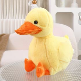 Creative Ducklings Plush Toy Net Pocket (Option: Yellow-32x32x22CM)