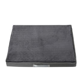 Memory Foam Pet Autumn And Winter Waterproof Gasket (Option: Dark Gray-90X70X10CM)